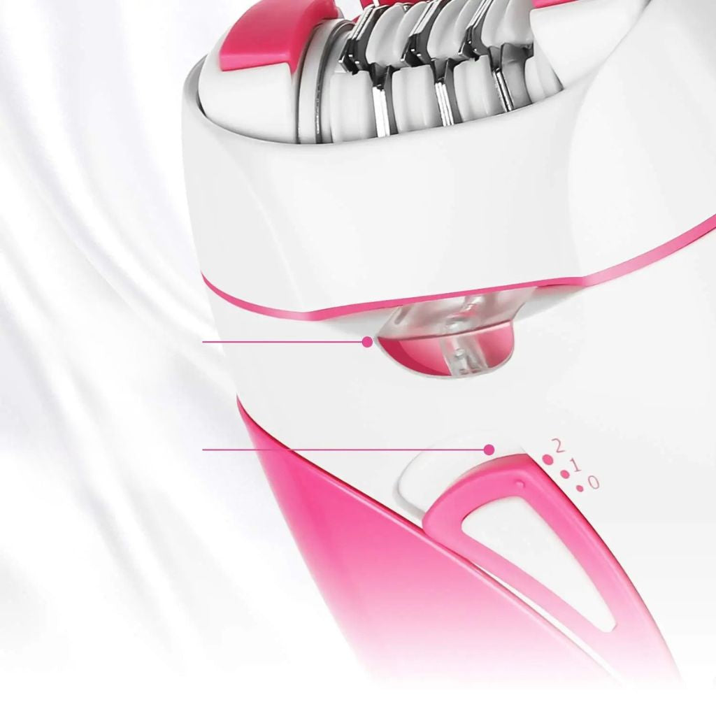 Epilatore Elettrico Ricaricabile Donna Kemei - Viso, corpo, bikini, ascelle, gambe