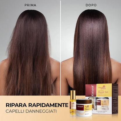 Kit Trattamento Karseell – Capelli Secchi, Danneggiati e Trattati Chimicamente