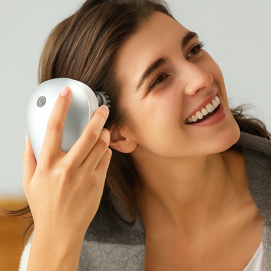 Massaggiatore elettrico per il cuoio capelluto