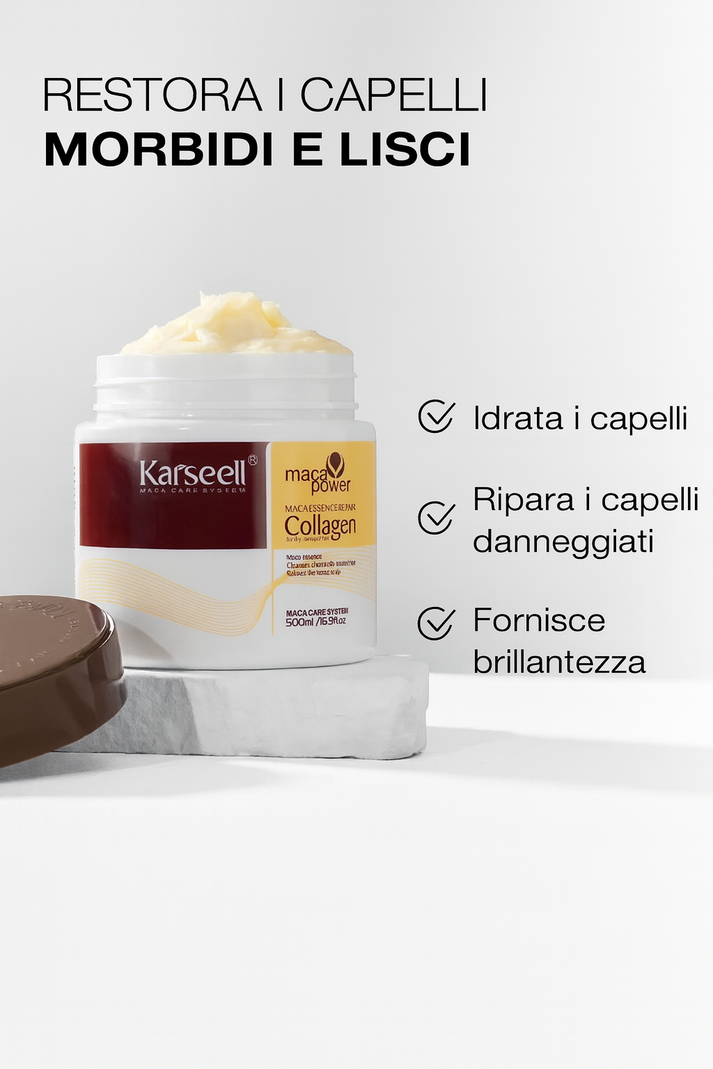 Maschera Capillare al Collagene Karseell – Idratazione Profonda e Brillantezza Intensa