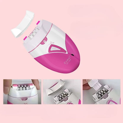 Epilatore Elettrico Ricaricabile Donna Kemei - Viso, corpo, bikini, ascelle, gambe
