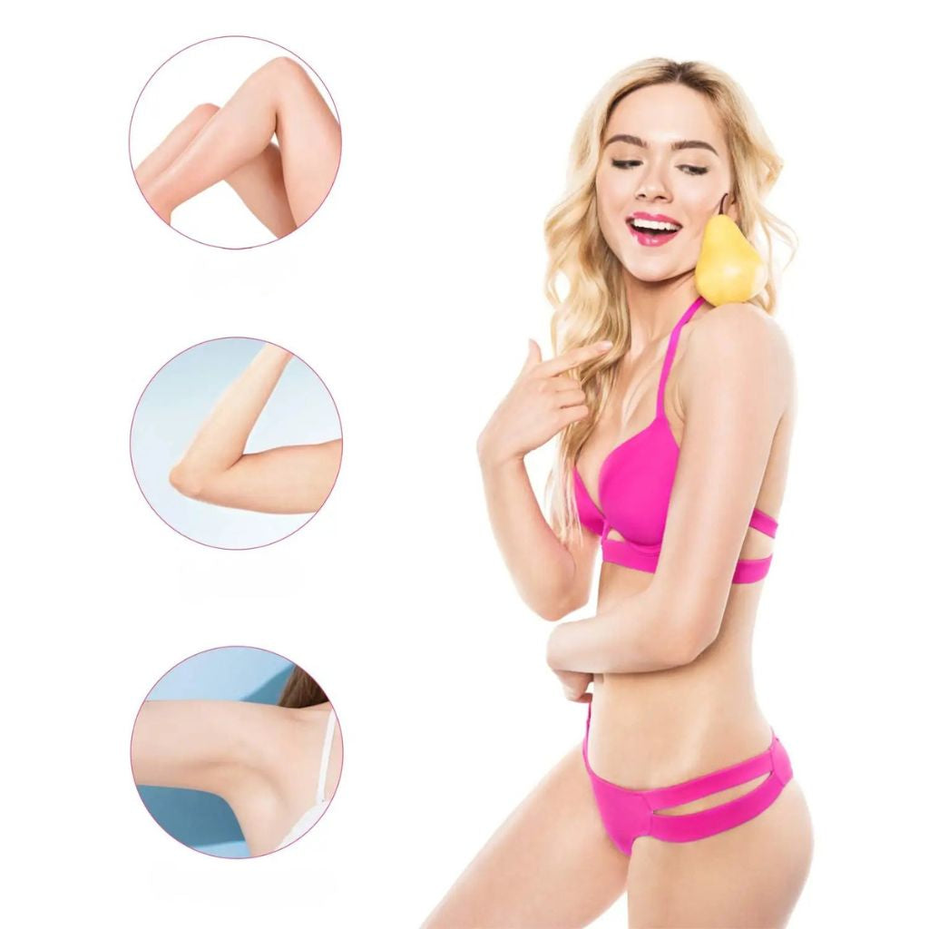 Epilatore Elettrico Ricaricabile Donna Kemei - Viso, corpo, bikini, ascelle, gambe