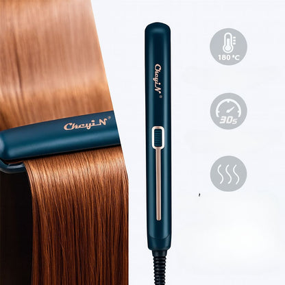 Mini Piastra per capelli portatile - ckeyin 2 in 1- Lisci o ondulati