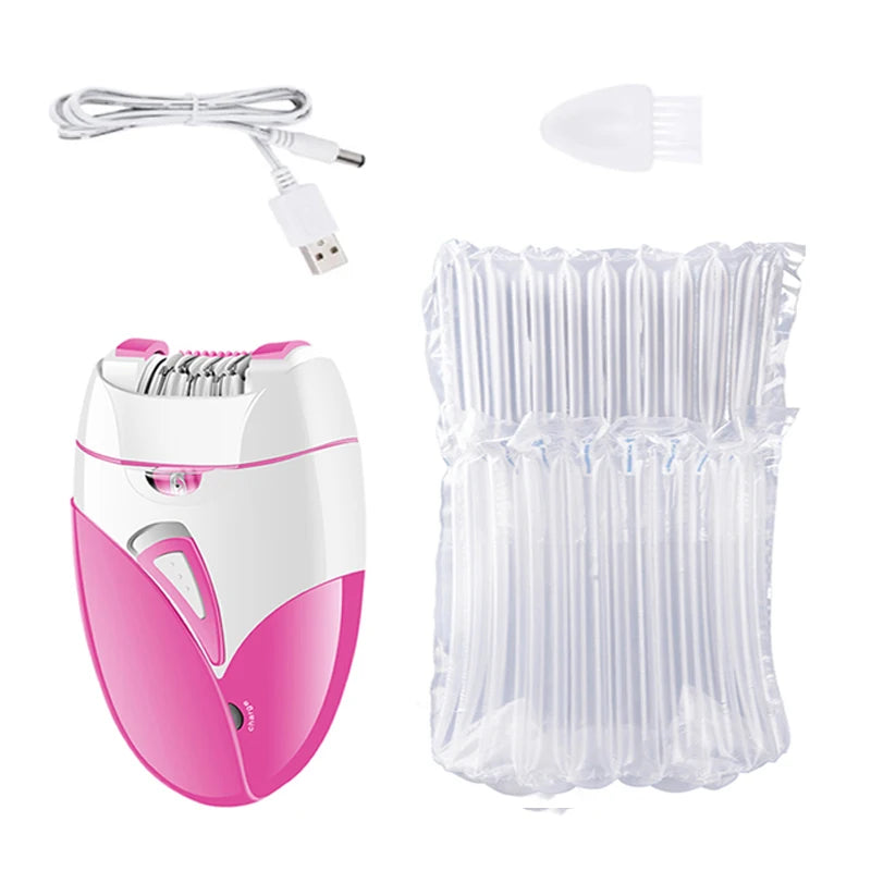 Epilatore Elettrico Ricaricabile Donna Kemei - Viso, corpo, bikini, ascelle, gambe