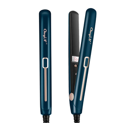 Mini Piastra per capelli portatile - ckeyin 2 in 1- Lisci o ondulati
