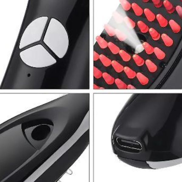 Spazzola Ledterapia Crescita Capelli