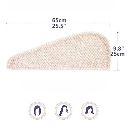 Asciugamano capelli in microfibra